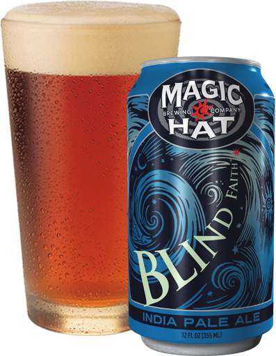 Blind Faith Bottle & Pint - Magic Hat Summer Scene Beer, Variety Pack - 12 Pack, (398x714), Png Download
