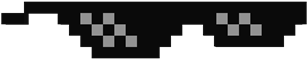 Thug Life Shades - Glasses 8 Bit (420x420), Png Download