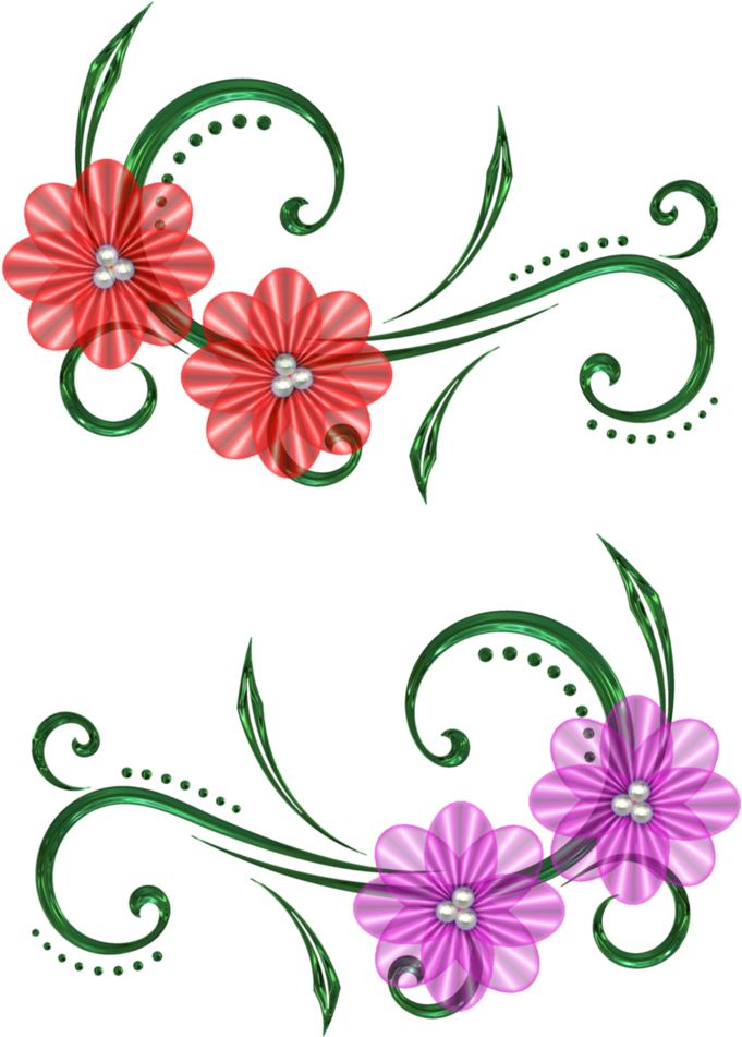 #free #scrapbook #craft #hobbies #hobby #embelishment - Flower Embellishment Clip Art (761x1051), Png Download
