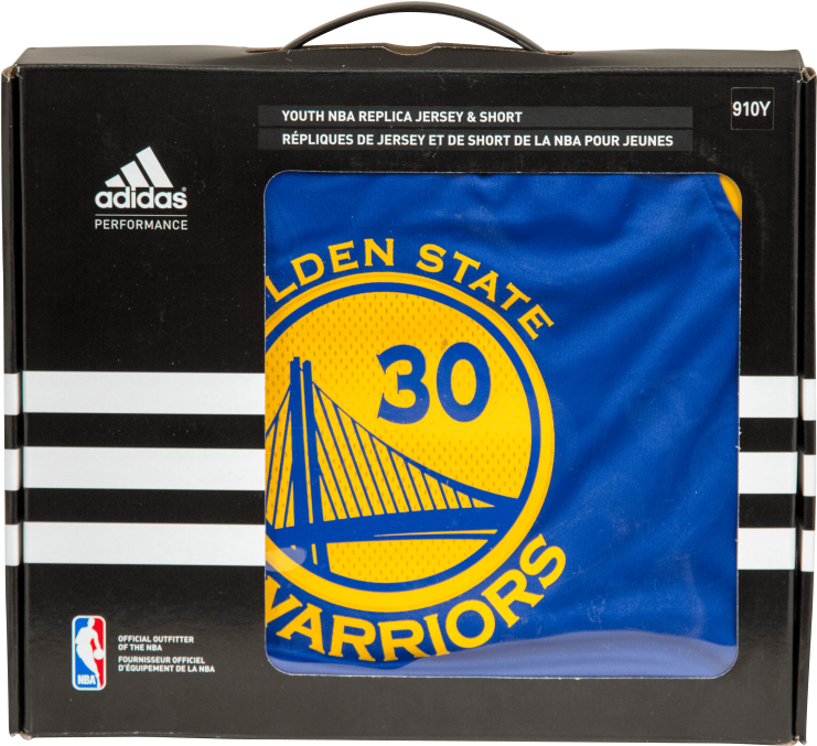 Adidas Golden State Warriors Stephen Curry Youth Road - Golden State Warriors (740x740), Png Download