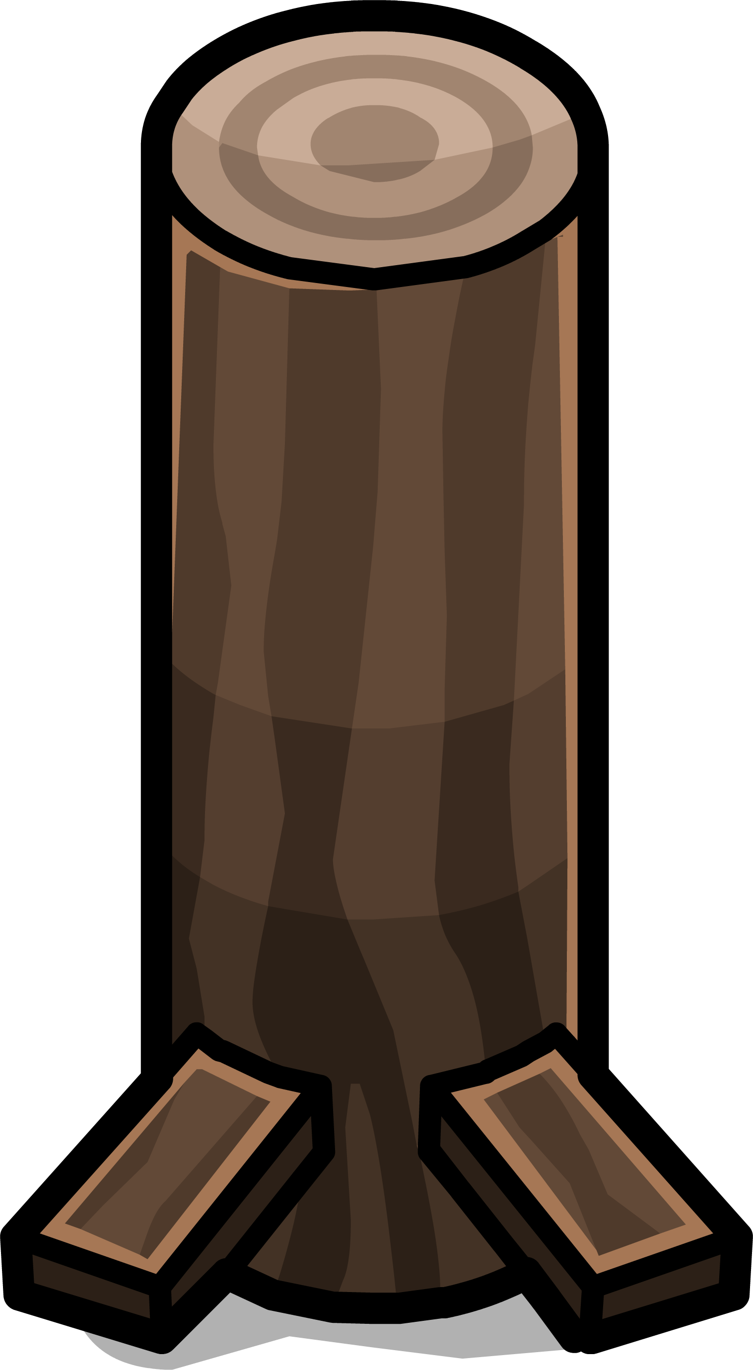 Wooden Post Sprite 001 - Club Penguin Postes (1517x2759), Png Download