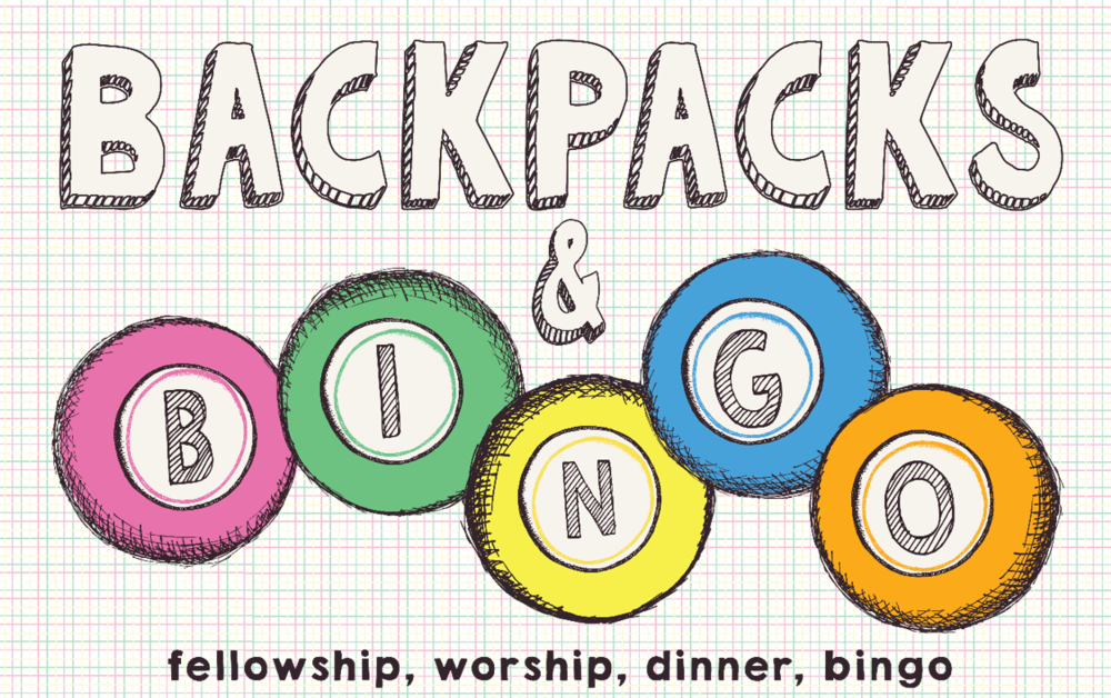 Backpacks & Bingo - Circle (1000x628), Png Download