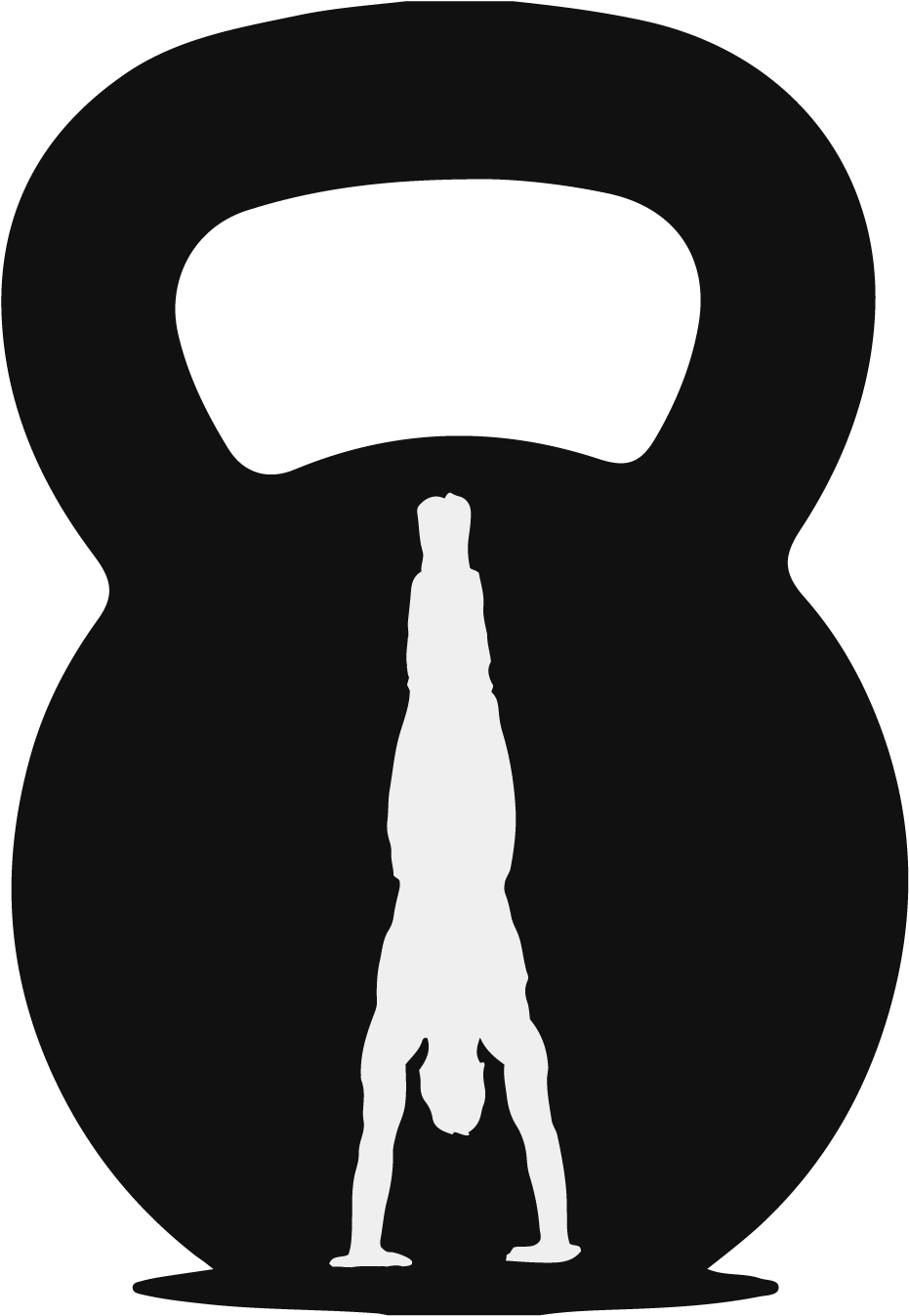 Kettlebell Drawing Picture Black And White Download - Cross Fit Png (1346x1550), Png Download