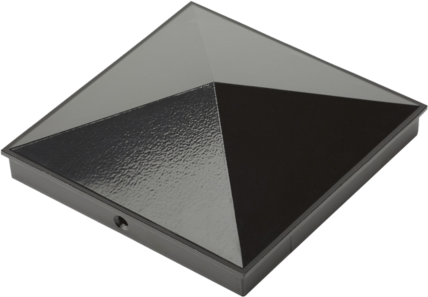 Wood Post Caps - Triangle (1100x733), Png Download