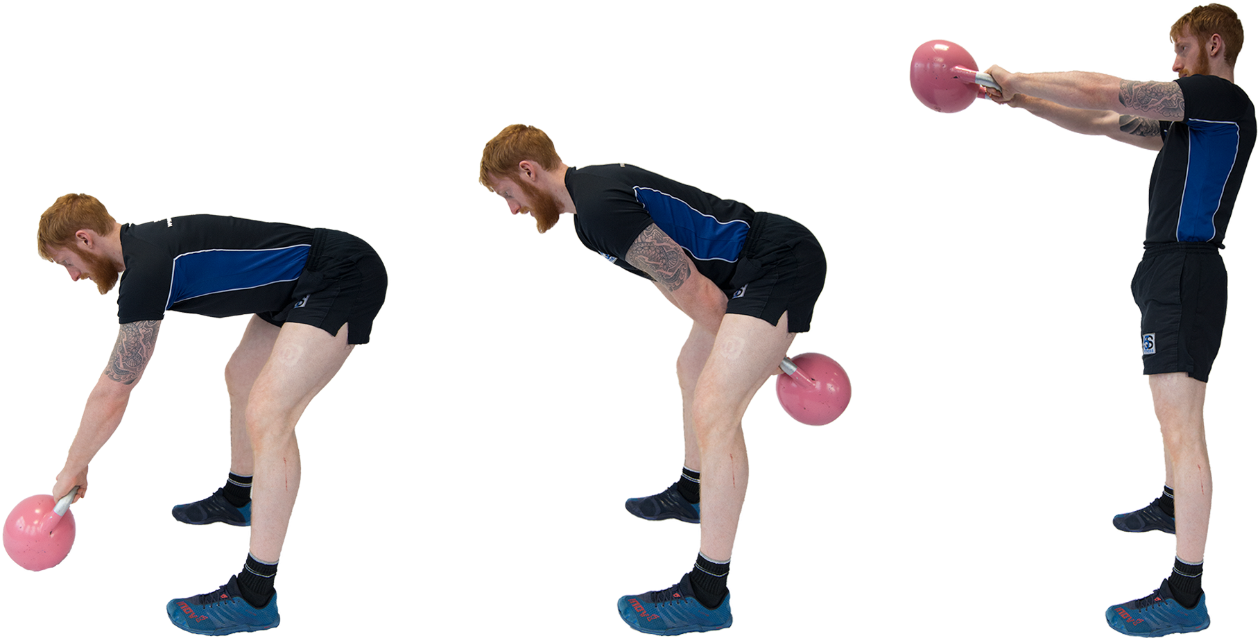 The Kettlebell Swing - Kb Swing (2000x1000), Png Download
