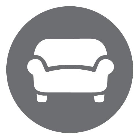 Sign A Lease Today - Sofa White Icon Transparent (500x500), Png Download