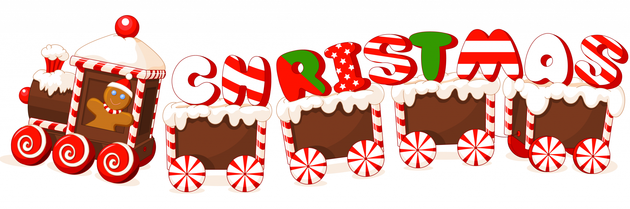 Sale Clip Library Stock Huge Freebie - Merry Christmas 2017 Clipart (2048x682), Png Download