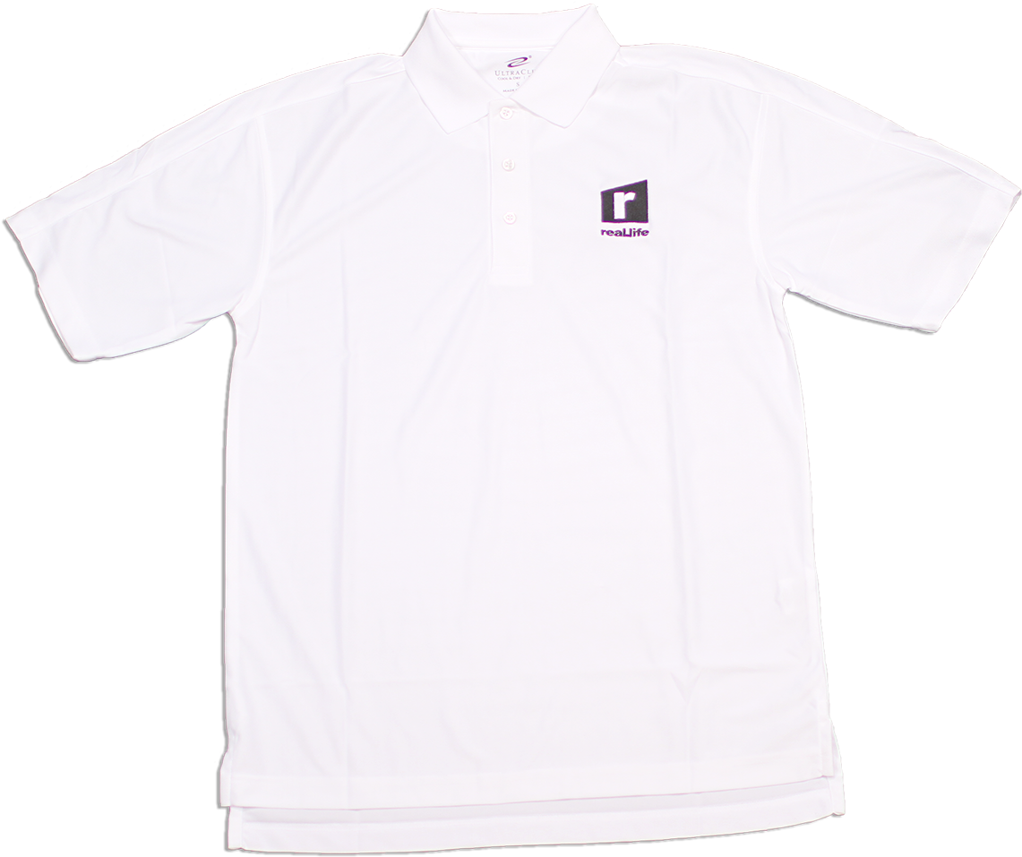 Rl White Logo Polo - Maglietta Teeser (1159x1000), Png Download