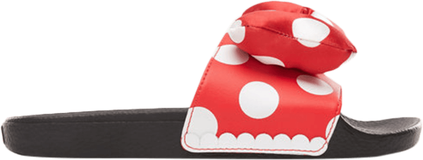 Disney X Wmns Slide-on 'minnie's Bow' - Disney X Vans Womens Slide-on 8.0 (850x323), Png Download