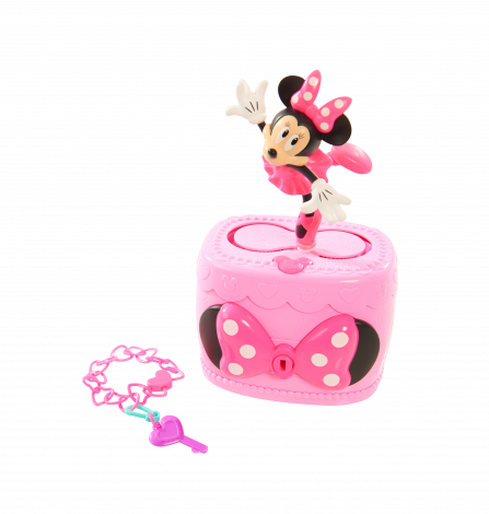 Minnie's Happy Helpers Musical Jewelry Box - Disney Minnie Bow-tique Musical Jewellery Box (447x470), Png Download