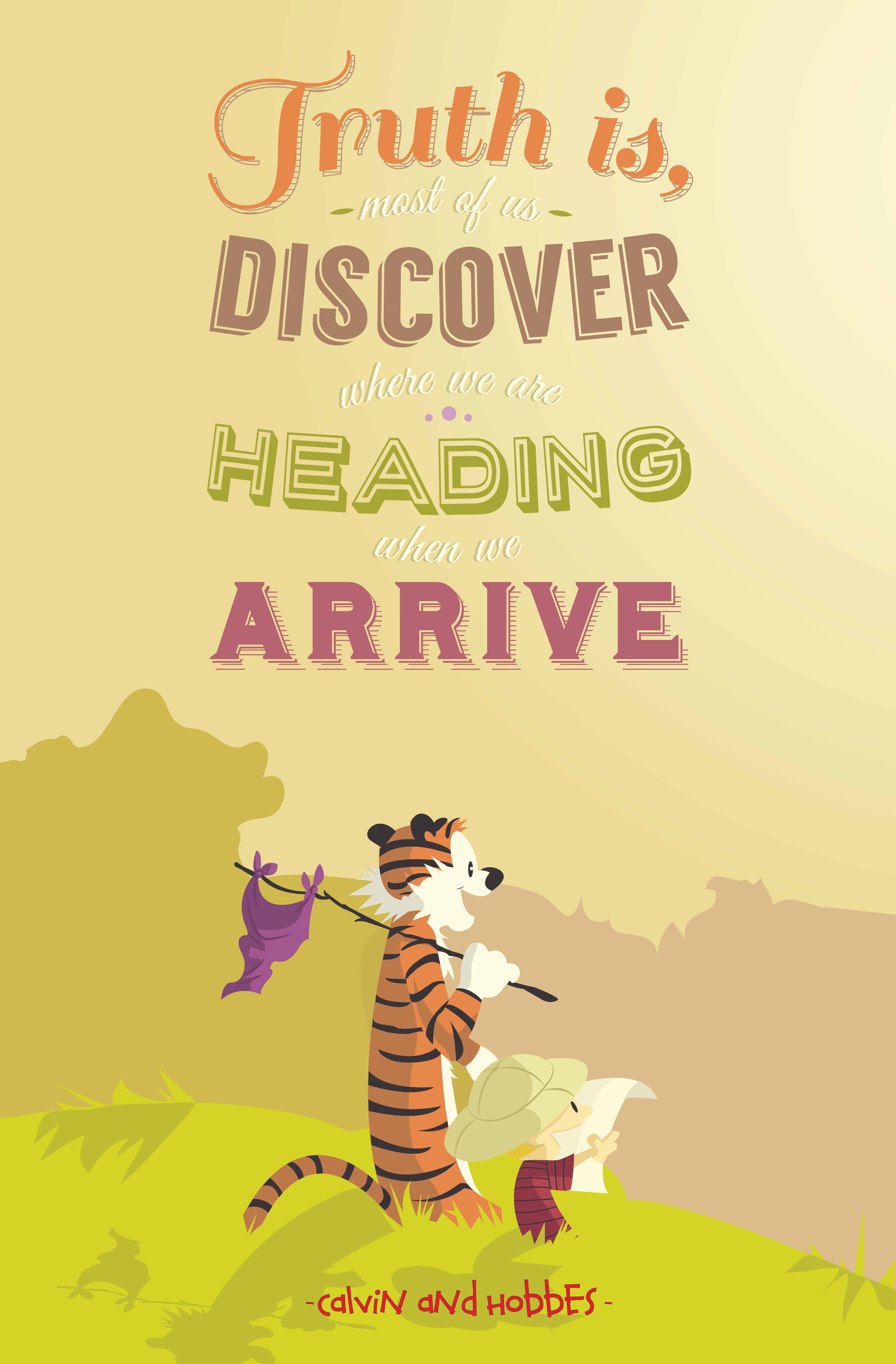 My Sister Has Been Kinda Down In The Dumps Lately And - Calvin Hobbes And Sister (3450x5250), Png Download