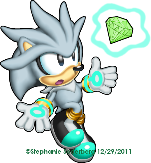 Ostephanie Sderber 12/29/2011 Sonic Generations Sonic - Classic Silver The Hedgehog (500x541), Png Download