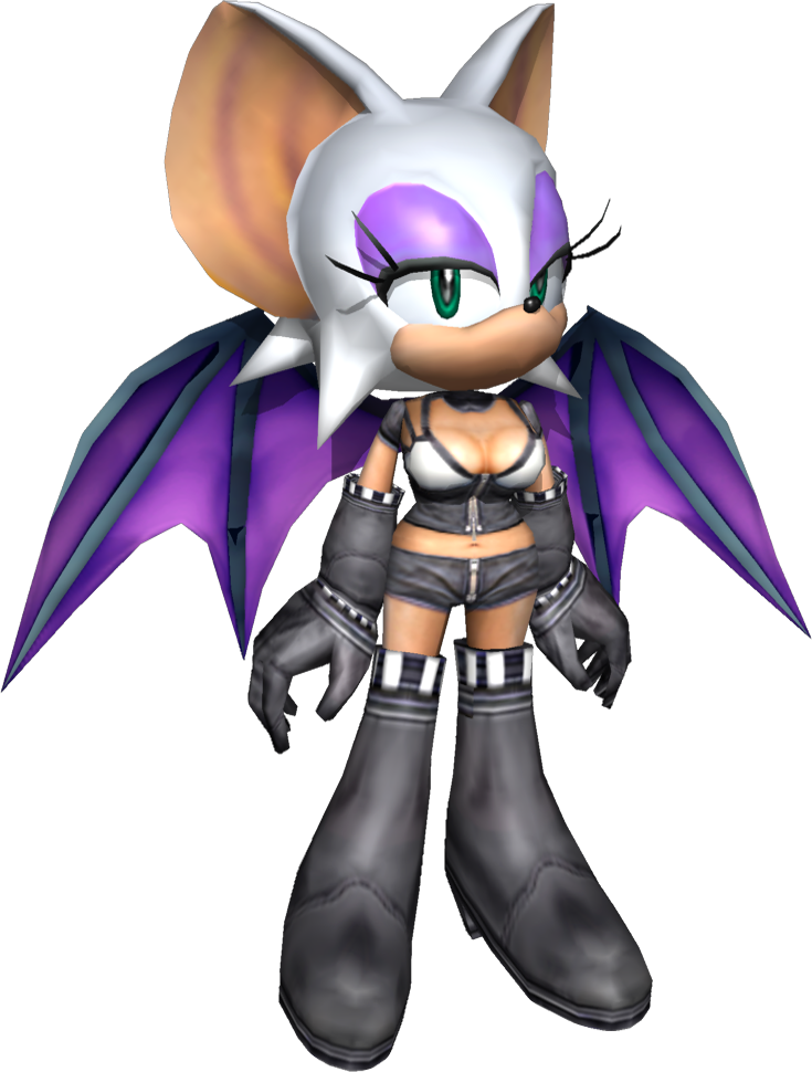 Her Alternate ◊ Costumes ◊ Especially - Sonic Adventure 2 Rogue (735x970), Png Download