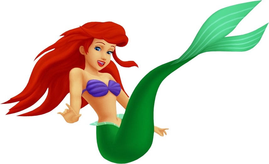 Ariel - Ariel Kingdom Hearts (856x523), Png Download