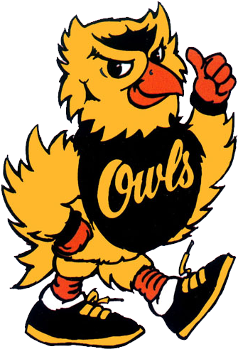 Old Kennesaw State Owl (347x500), Png Download
