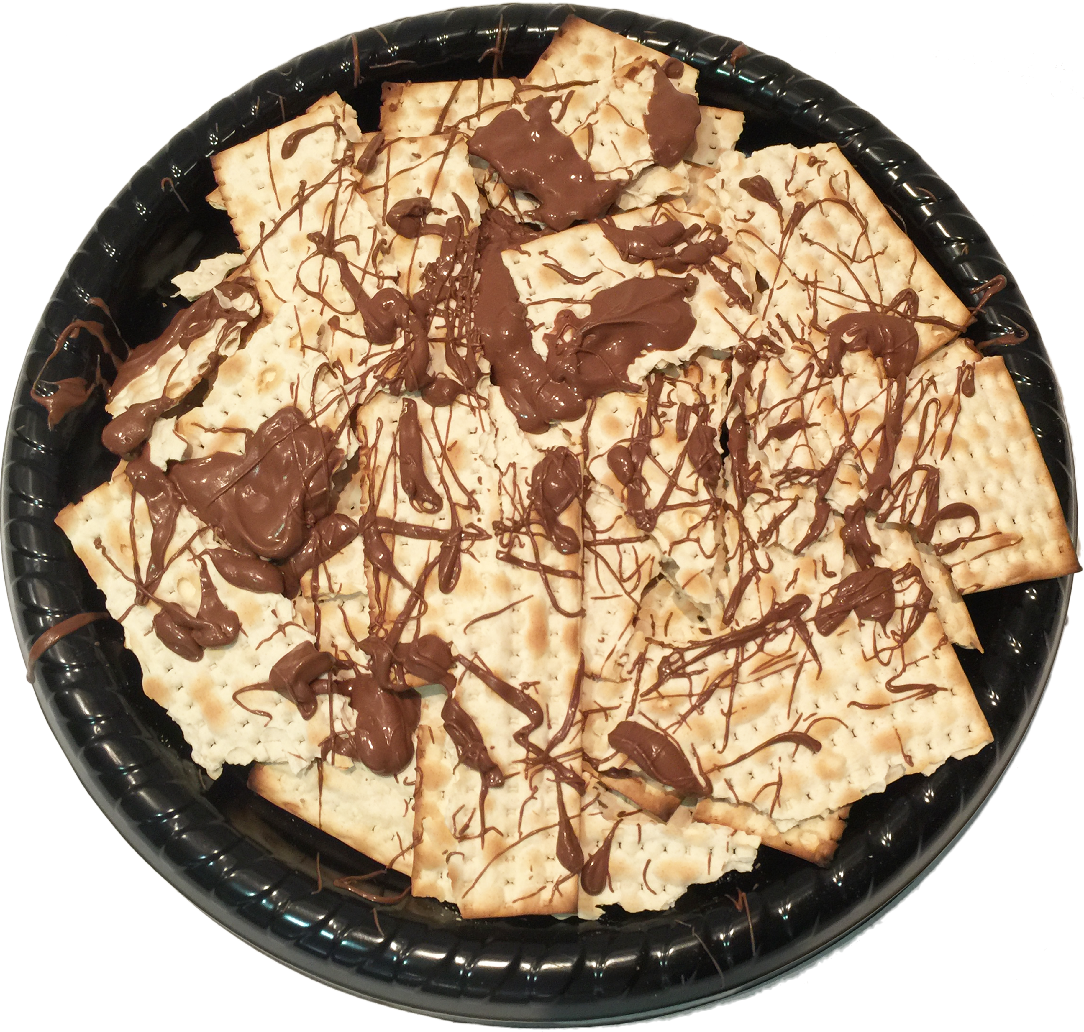 Milk Chocolate Covered Matzo Platter (3675x3500), Png Download