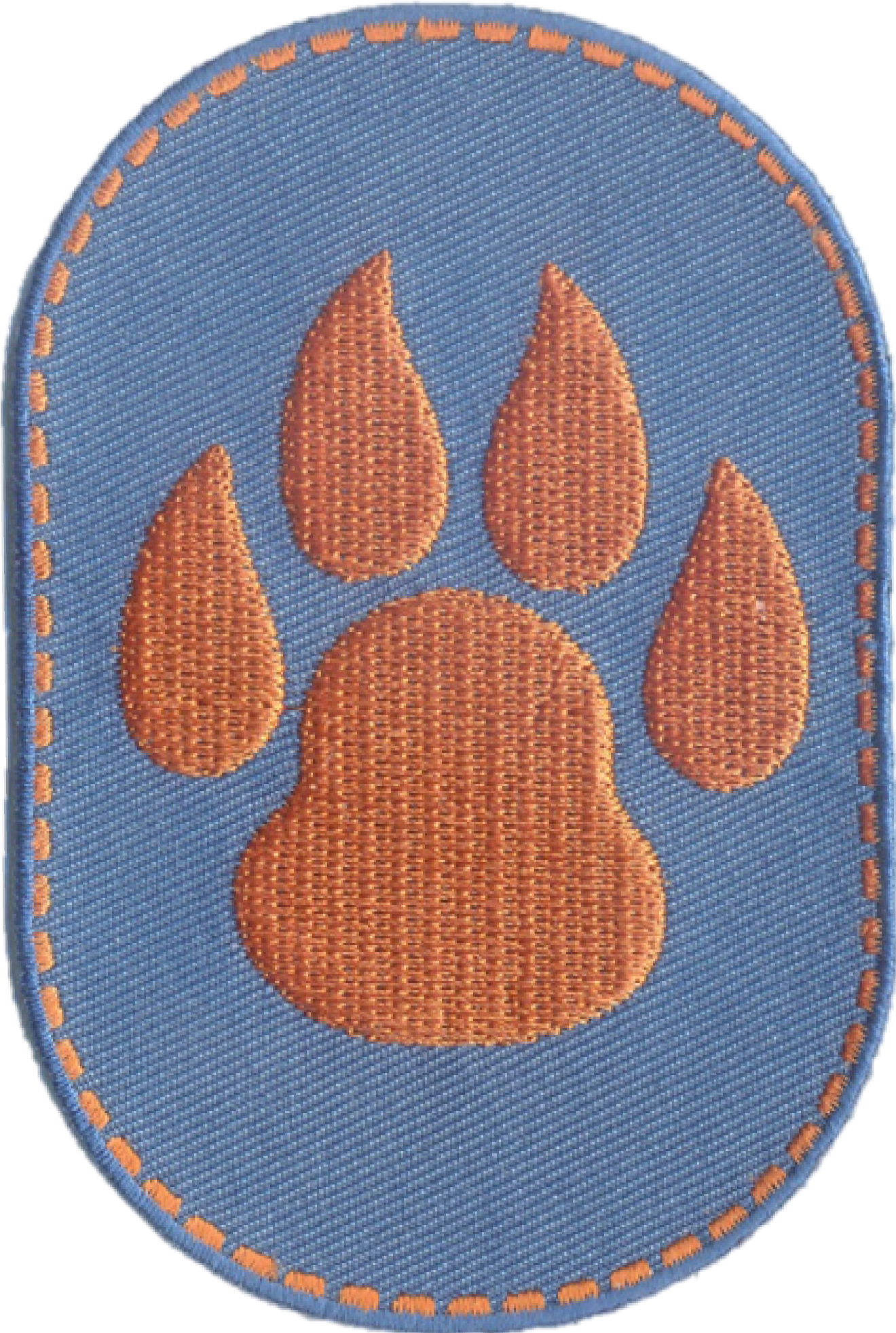 Opstrijk Knielap Hond - Knielap Opstrijkje Wolf (1319x1969), Png Download