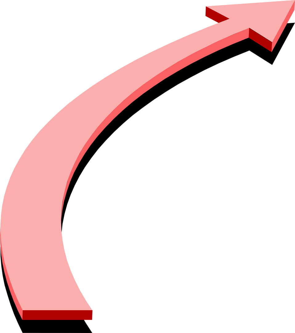 Svg Transparent Library Right Free Stock Photo Illustration - Curved Arrow Clip Art (958x1082), Png Download