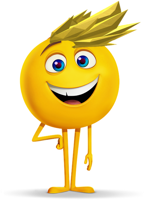Photo - Gene Emoji Movie (530x817), Png Download