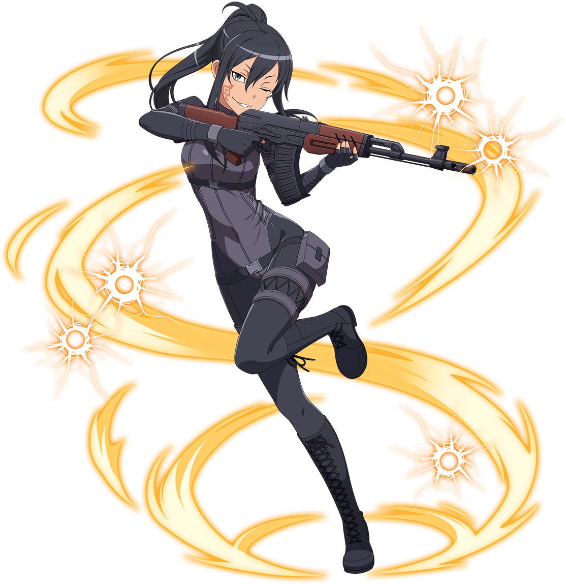 13 Mar - Sword Art Online Alternative Gun Gale Online Pitohui (1200x1200), Png Download