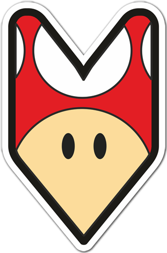 Car & Motorbike Stickers - Toad (331x500), Png Download