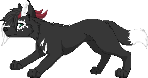 Orochimizuki The Satanic Black Wolf Deviantart Png - Dog Catches Something (500x300), Png Download