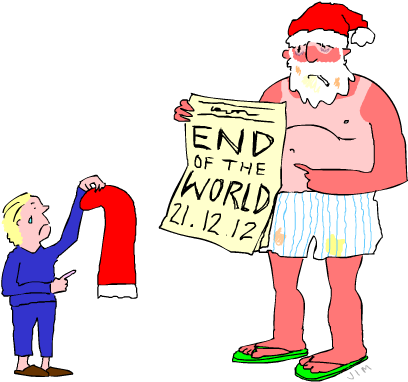 Doomsday, The Word Of The Month By Gymglish - Cartoon (428x390), Png Download