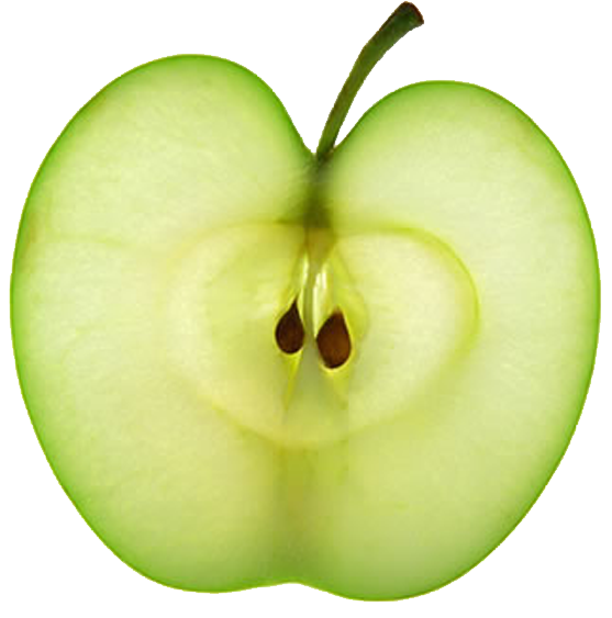 Apple Slice Png (557x563), Png Download