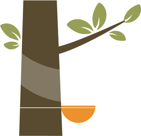 Sustainability - Rubber Tapping (600x600), Png Download
