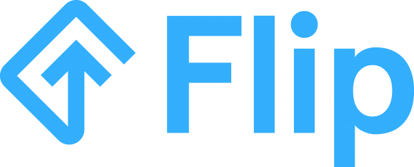 Flip Blue - Flip Lease Logo (600x243), Png Download