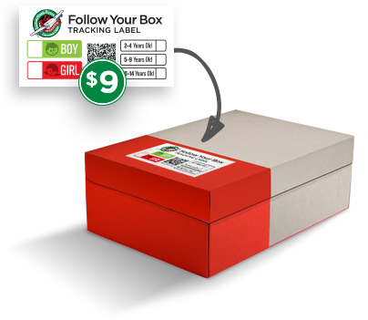 Every Shoebox Needs A $9 Donation To Provide For Collecting, - Folding Instructions For Shoe Box (404x351), Png Download