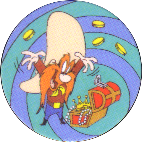 Flippos > 001 075 Flippo 13 Yosemite Sam - Yosemite Sam With Money (500x500), Png Download
