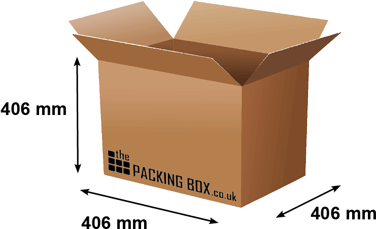 Double Wall Cardboard Box 406 X 406 X 406 Mm - Cardboard Box (877x620), Png Download