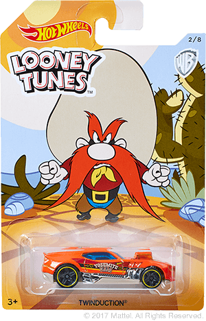 Hw Poppa Wheelie - Looney Tunes Hot Wheels (300x468), Png Download