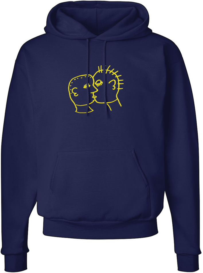 Make Out Embroidered Hoodie (1000x1000), Png Download