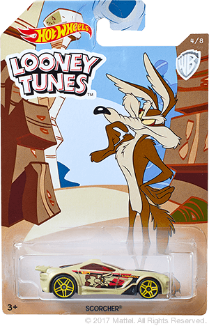 16 Angels - Hot Wheels Looney Tunes The Coyote (300x468), Png Download