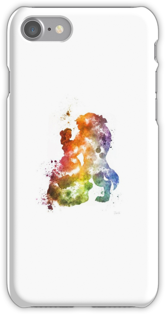 Splatter Paint Beauty And The Beast Iphone 7 Snap Case - Beauty And The Beast Fine Art (750x1000), Png Download