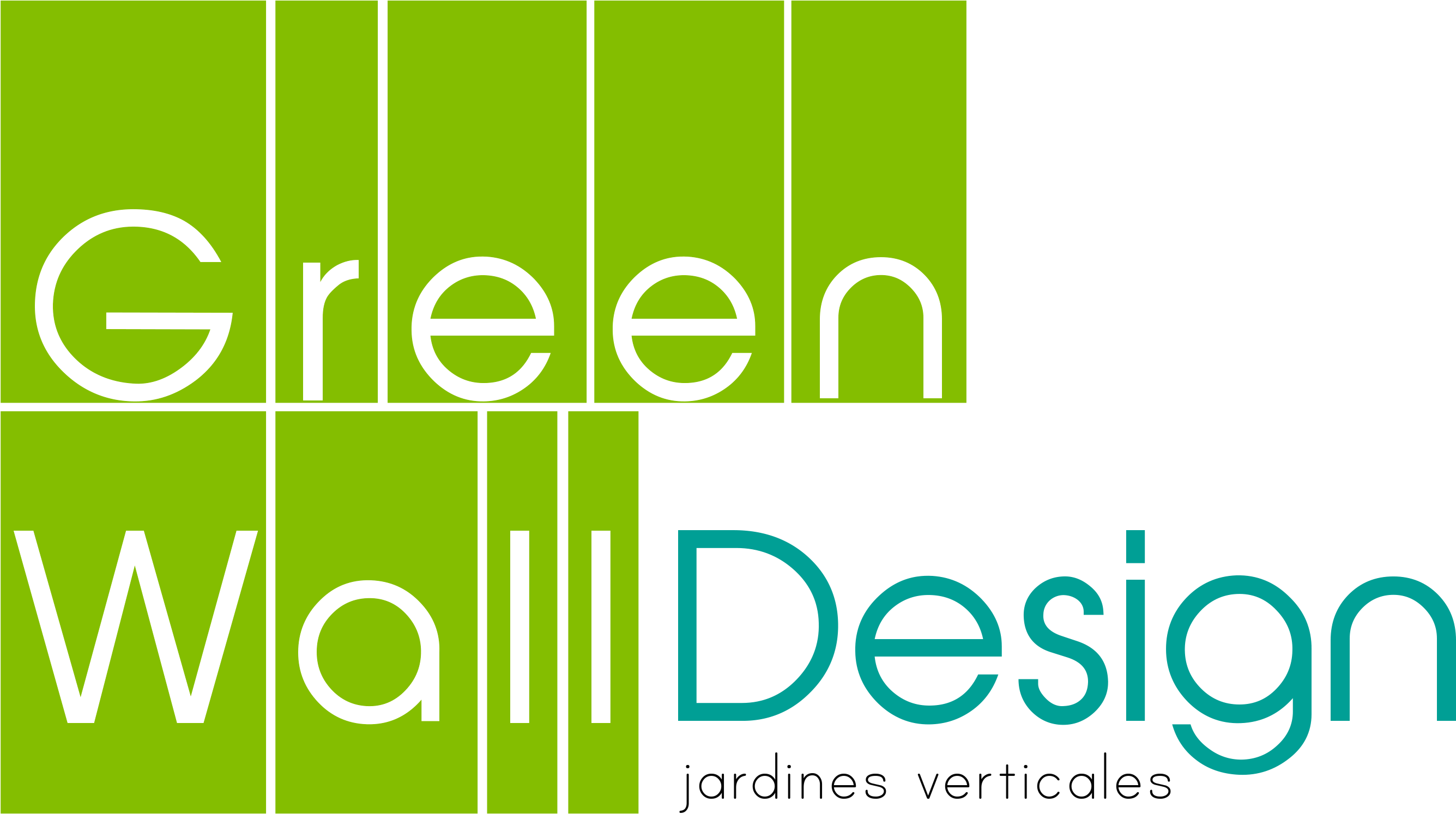 Logo Green Wall Design - Logo De Jardines Verticales (3092x1513), Png Download