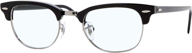 Ray Ban Clubmaster Rb - Ray Ban Glasses Png (760x430), Png Download