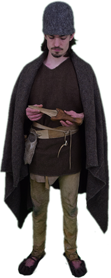 Preacher In Robe With Arms Outstretched Png Svg Royalty - Prehistory (220x550), Png Download