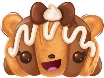 Caramel Croissant - Num Noms Serie 5 Croissant (445x430), Png Download