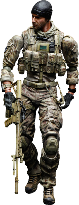 Medal Of Honor Warfighter - Medal Of Honor Play Arts Kai (272x700), Png Download