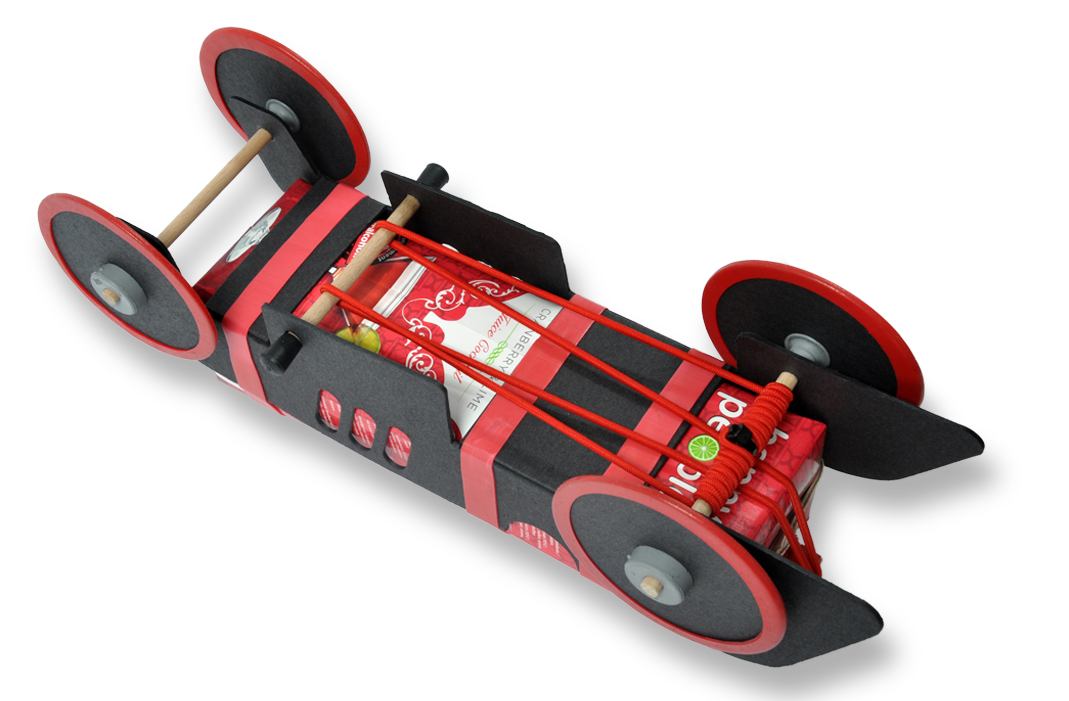 Rubber Band Car - Rubber Band Car Cool (1250x700), Png Download