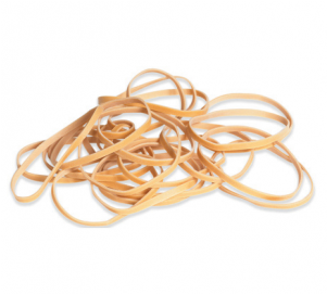 Rubber Bands Natural 25lbs/case - Aviditi Ban415 Rubber Bands, 1/8" X 3" (300x400), Png Download