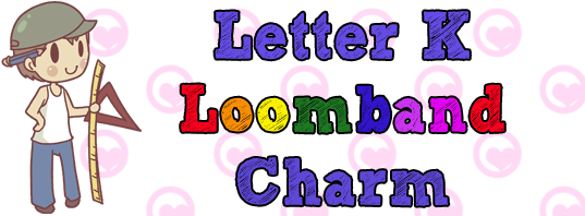 Letter K Loom Charms (550x248), Png Download