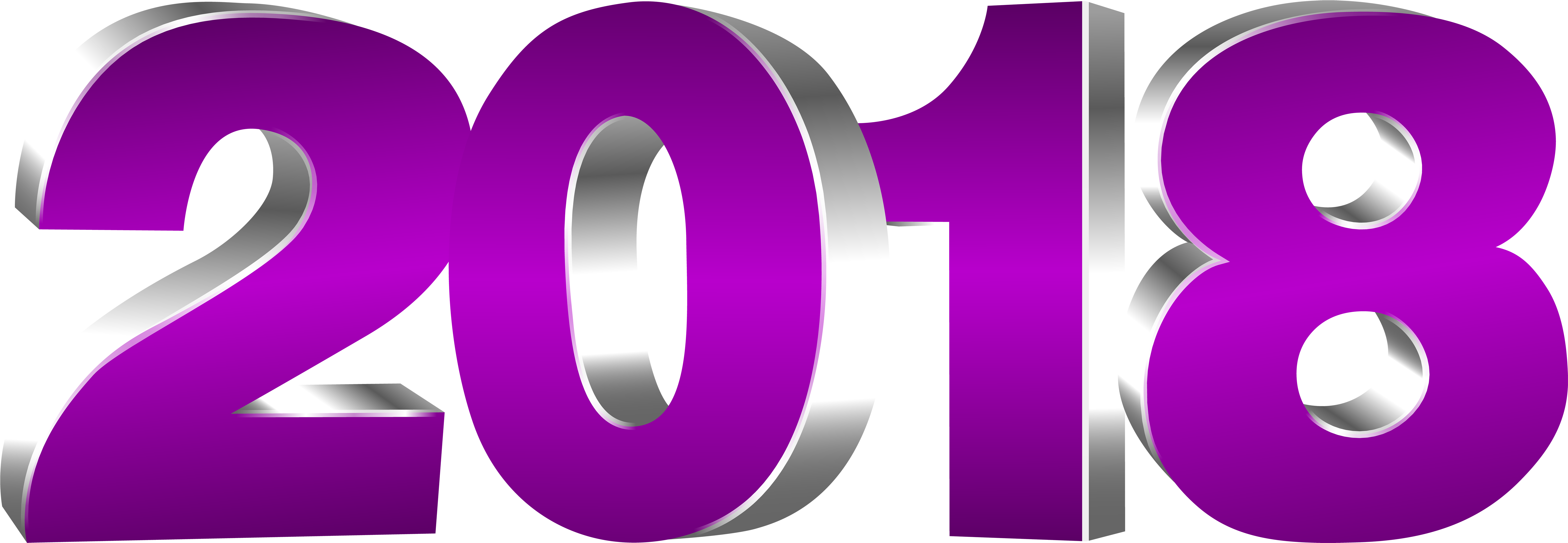 Graphic Royalty Free Silver And Purple Clip Art Image - 2018 Vector Png (8000x2811), Png Download