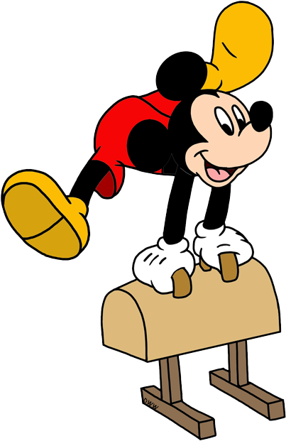 Image Freeuse Disney Games Clip Art Galore Mickey On - Mickey Mouse Riding A Horse (408x627), Png Download
