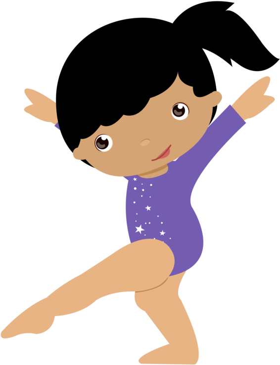 Gymnastics Clipart Gymnastic - Gymnasts Clipart Png (900x900), Png Download
