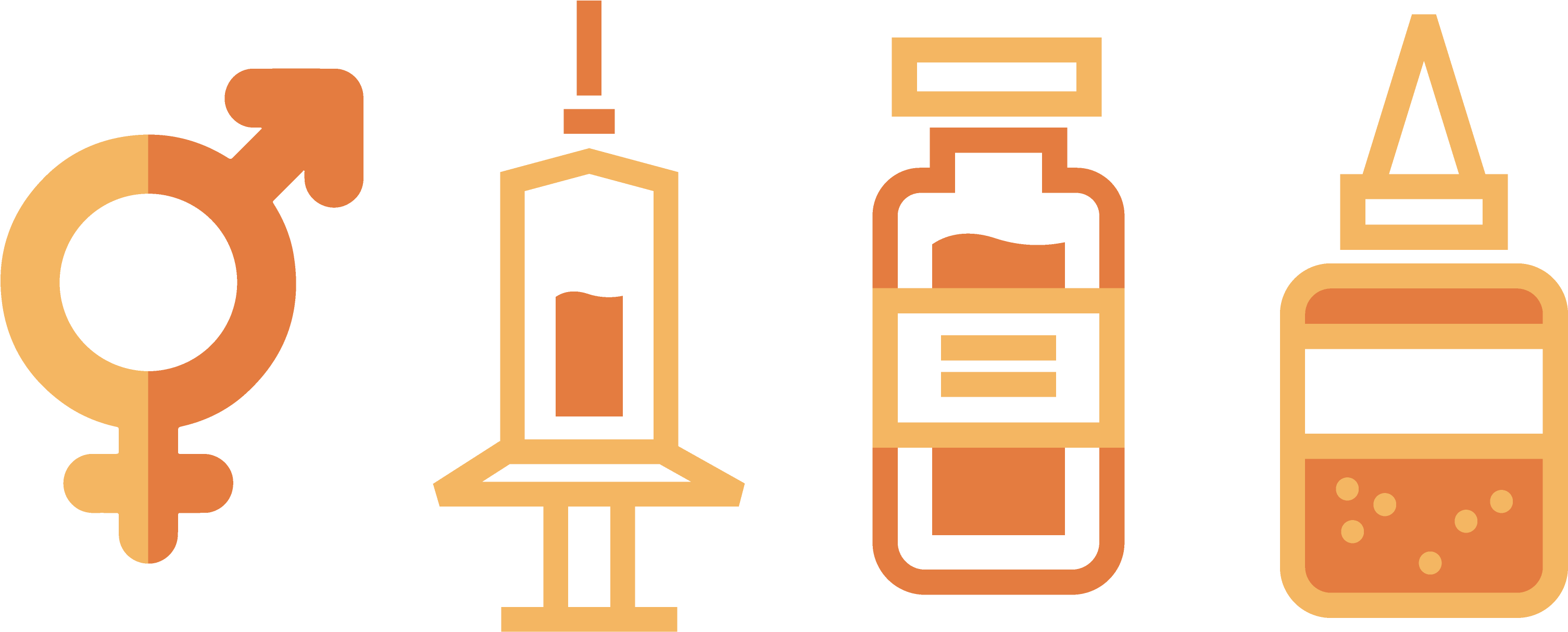 Bioidentical Hormone Replacement Icon - Bioidentical Hormone Replacement Therapy (3310x1432), Png Download