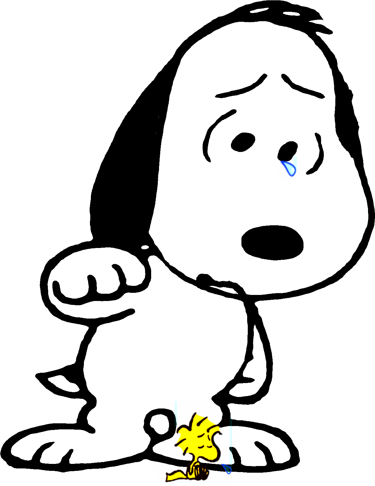 Charlie Brown - Woodstock (1365x1642), Png Download